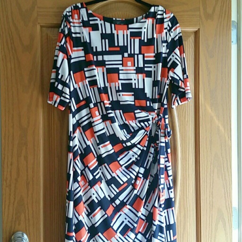 Fall wrap dress
